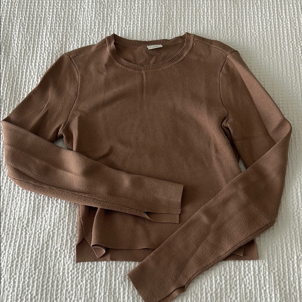Abercrombie Brown Long Sleeve Sweater